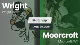 Matchup: Wright  vs. Moorcroft  2019