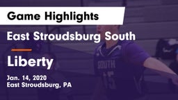 East Stroudsburg  South vs Liberty  Game Highlights - Jan. 14, 2020