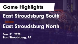 East Stroudsburg  South vs East Stroudsburg North  Game Highlights - Jan. 31, 2020