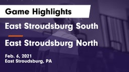 East Stroudsburg  South vs East Stroudsburg North  Game Highlights - Feb. 6, 2021