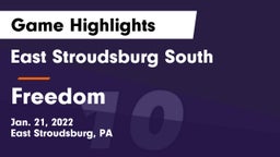 East Stroudsburg  South vs Freedom  Game Highlights - Jan. 21, 2022
