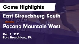 East Stroudsburg  South vs Pocono Mountain West  Game Highlights - Dec. 9, 2022