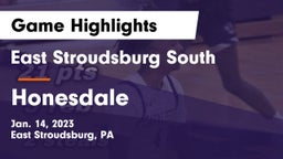 East Stroudsburg  South vs Honesdale  Game Highlights - Jan. 14, 2023
