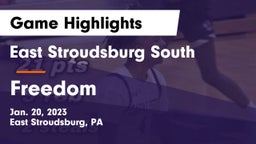 East Stroudsburg  South vs Freedom  Game Highlights - Jan. 20, 2023