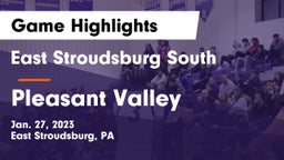 East Stroudsburg  South vs Pleasant Valley  Game Highlights - Jan. 27, 2023