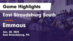 East Stroudsburg  South vs Emmaus  Game Highlights - Jan. 28, 2023