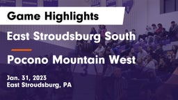 East Stroudsburg  South vs Pocono Mountain West  Game Highlights - Jan. 31, 2023