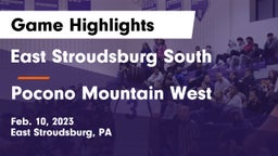 East Stroudsburg  South vs Pocono Mountain West  Game Highlights - Feb. 10, 2023