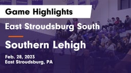 East Stroudsburg  South vs Southern Lehigh  Game Highlights - Feb. 28, 2023