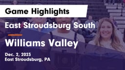 East Stroudsburg  South vs Williams Valley  Game Highlights - Dec. 2, 2023