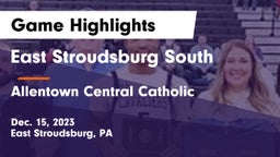 East Stroudsburg  South vs Allentown Central Catholic  Game Highlights - Dec. 15, 2023