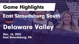East Stroudsburg  South vs Delaware Valley  Game Highlights - Dec. 16, 2023
