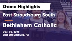 East Stroudsburg  South vs Bethlehem Catholic  Game Highlights - Dec. 22, 2023