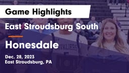 East Stroudsburg  South vs Honesdale Game Highlights - Dec. 28, 2023