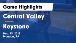 Central Valley  vs Keystone  Game Highlights - Dec. 13, 2018