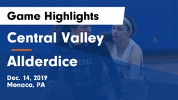 Central Valley  vs Allderdice  Game Highlights - Dec. 14, 2019
