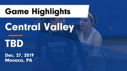 Central Valley  vs TBD Game Highlights - Dec. 27, 2019