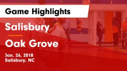 Salisbury  vs Oak Grove  Game Highlights - Jan. 26, 2018