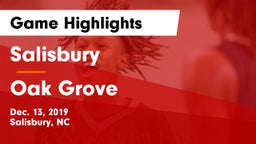 Salisbury  vs Oak Grove  Game Highlights - Dec. 13, 2019