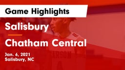 Salisbury  vs Chatham Central  Game Highlights - Jan. 6, 2021