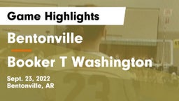 Bentonville  vs Booker T Washington  Game Highlights - Sept. 23, 2022