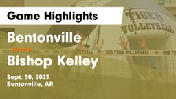 Bentonville  vs Bishop Kelley  Game Highlights - Sept. 30, 2023