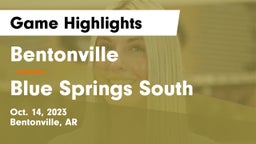 Bentonville  vs Blue Springs South Game Highlights - Oct. 14, 2023