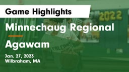 Minnechaug Regional  vs Agawam Game Highlights - Jan. 27, 2023