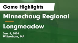 Minnechaug Regional  vs Longmeadow Game Highlights - Jan. 8, 2024