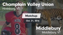 Matchup: CVUHS  vs. Middlebury  2016