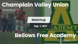Matchup: CVUHS  vs. Bellows Free Academy  2017