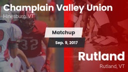 Matchup: CVUHS  vs. Rutland  2017