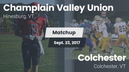 Matchup: CVUHS  vs. Colchester  2017