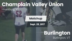 Matchup: CVUHS  vs. Burlington  2017
