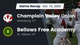 Recap: Champlain Valley Union  vs. Bellows Free Academy  2020