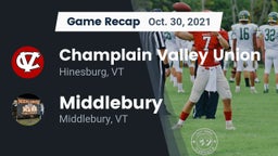 Recap: Champlain Valley Union  vs. Middlebury  2021