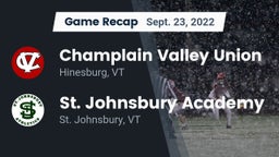 Recap: Champlain Valley Union  vs. St. Johnsbury Academy  2022