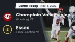 Recap: Champlain Valley Union  vs. Essex  2022