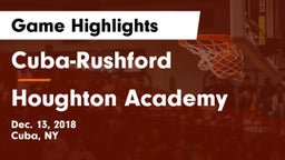 Cuba-Rushford  vs Houghton Academy Game Highlights - Dec. 13, 2018