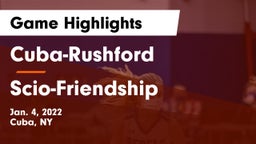 Cuba-Rushford  vs Scio-Friendship Game Highlights - Jan. 4, 2022