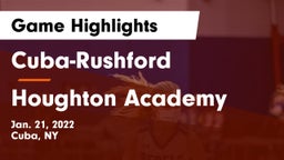 Cuba-Rushford  vs Houghton Academy Game Highlights - Jan. 21, 2022