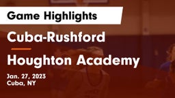 Cuba-Rushford  vs Houghton Academy Game Highlights - Jan. 27, 2023