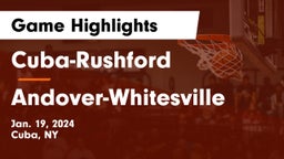 Cuba-Rushford  vs Andover-Whitesville Game Highlights - Jan. 19, 2024