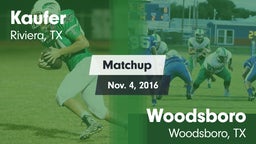Matchup: Kaufer  vs. Woodsboro  2016