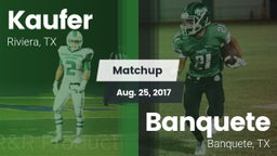 Matchup: Kaufer  vs. Banquete  2017