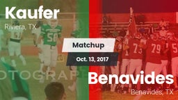 Matchup: Kaufer  vs. Benavides  2017