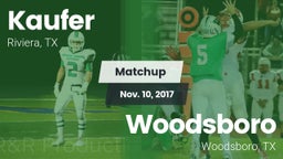 Matchup: Kaufer  vs. Woodsboro  2017
