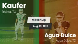 Matchup: Kaufer  vs. Agua Dulce  2018