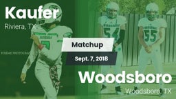 Matchup: Kaufer  vs. Woodsboro  2018