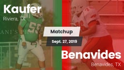 Matchup: Kaufer  vs. Benavides  2019